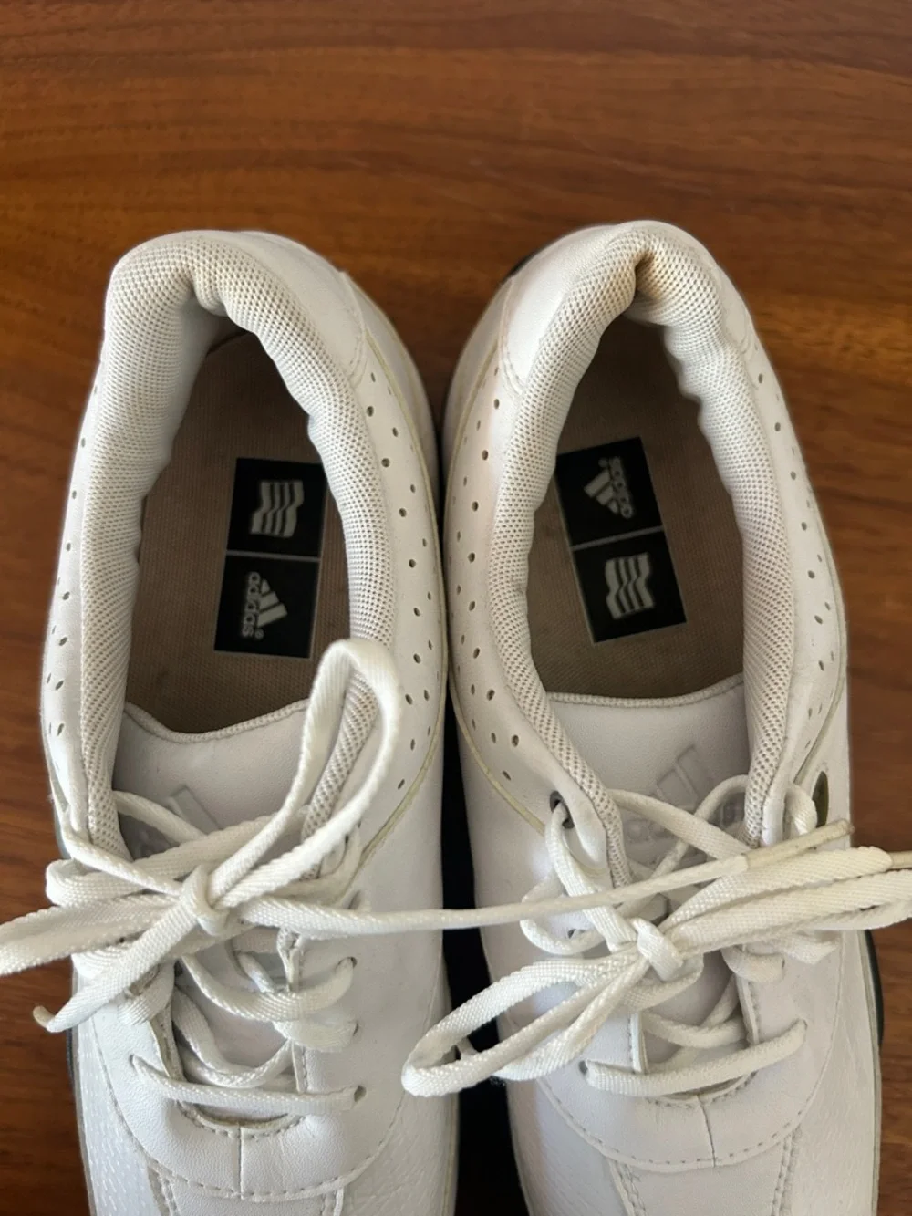 Adidas White Women’s Athletic Lace-Up Golf Sneakers - Picture 2 of 7